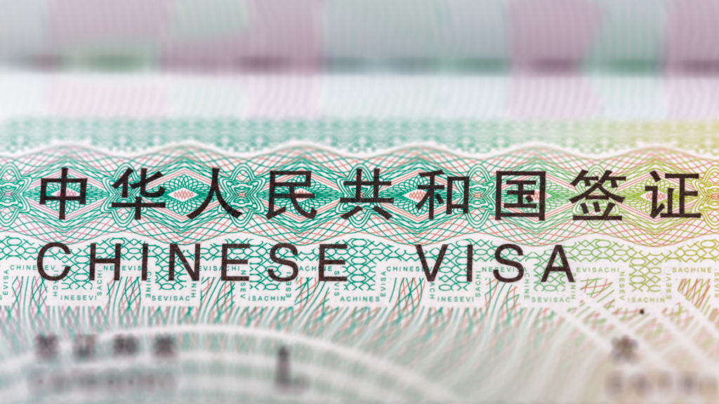 Chinese visa header